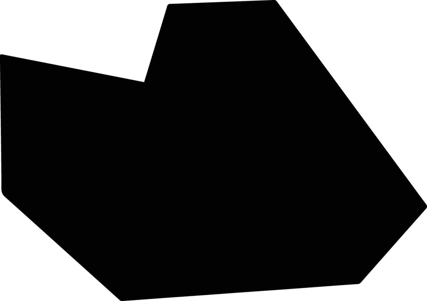 Yingshangxian China silhouette map vector