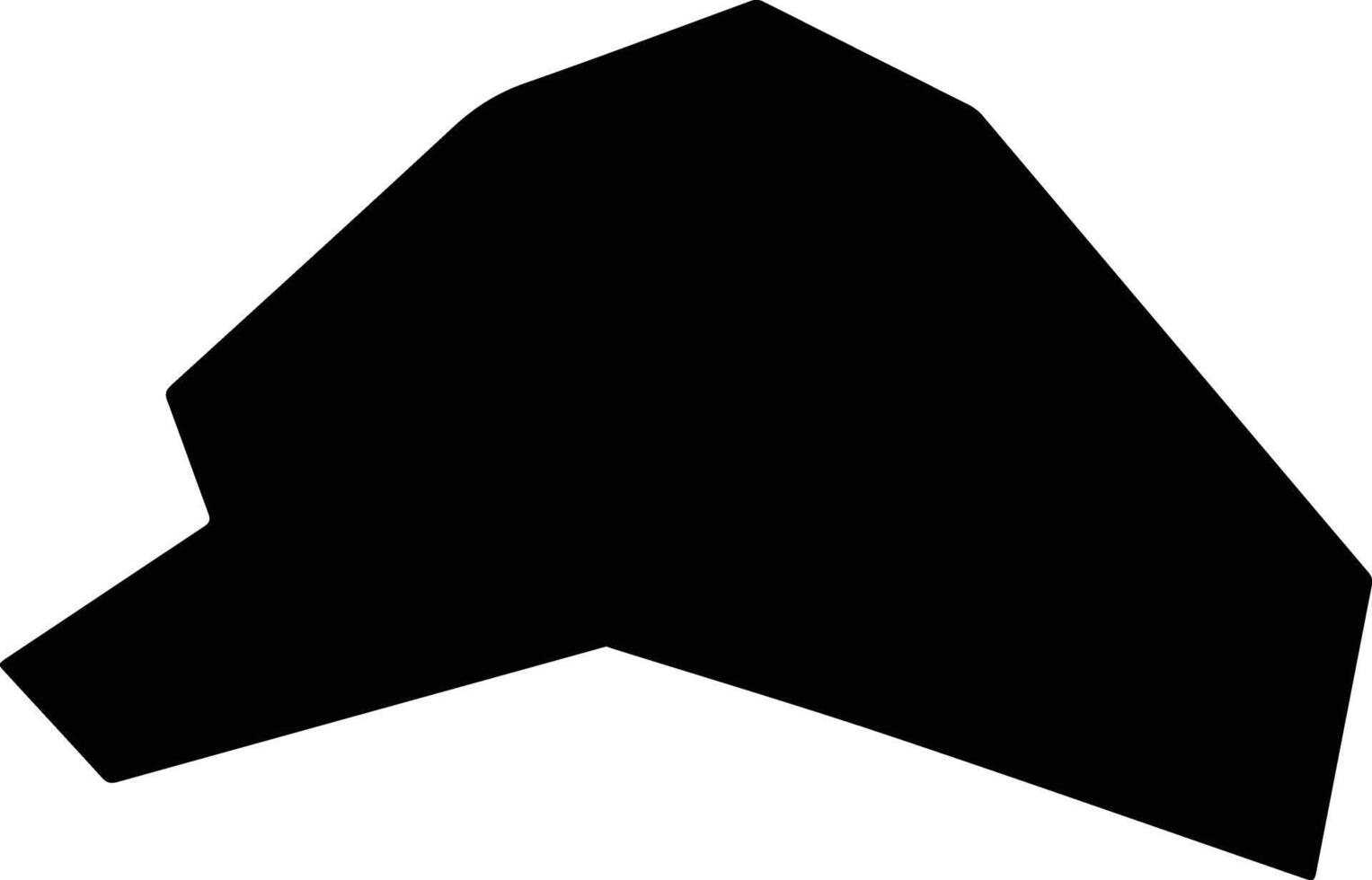 Yitongmazuzizixian China silhouette map vector