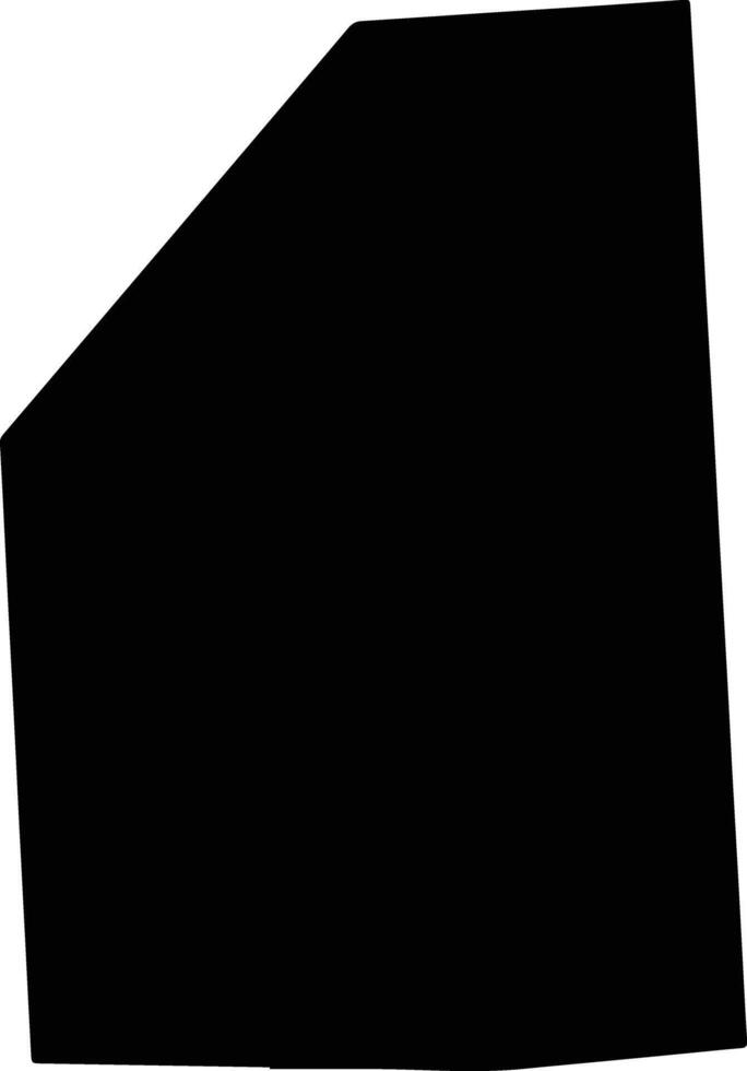 Yizhengshi China silhouette map vector
