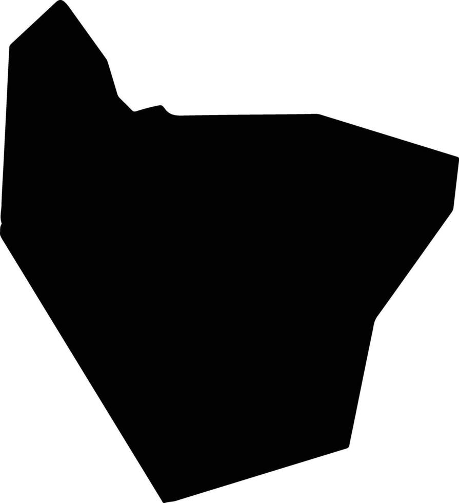 Yomitan Japan silhouette map vector