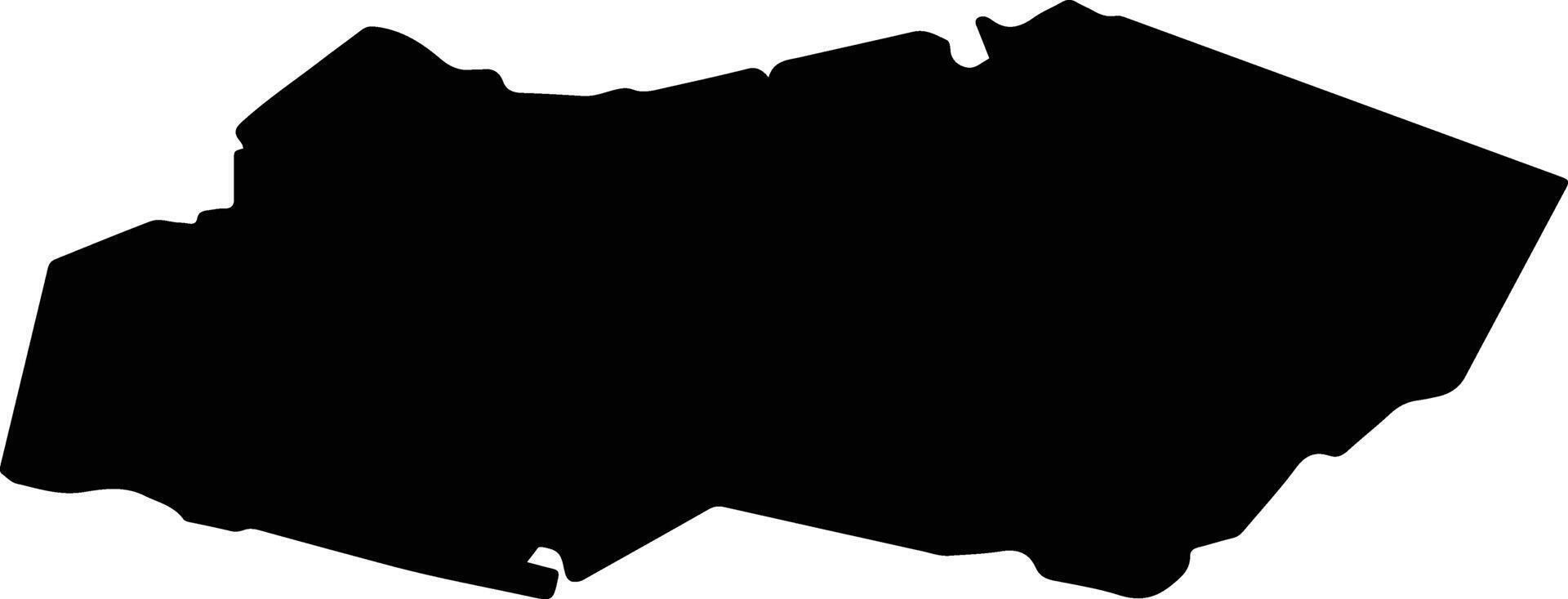 Yonaguni Japan silhouette map vector