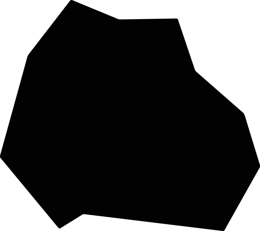 Yongshunxian China silhouette map vector