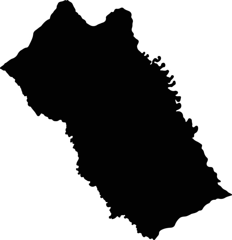 Yopal Colombia silhouette map vector