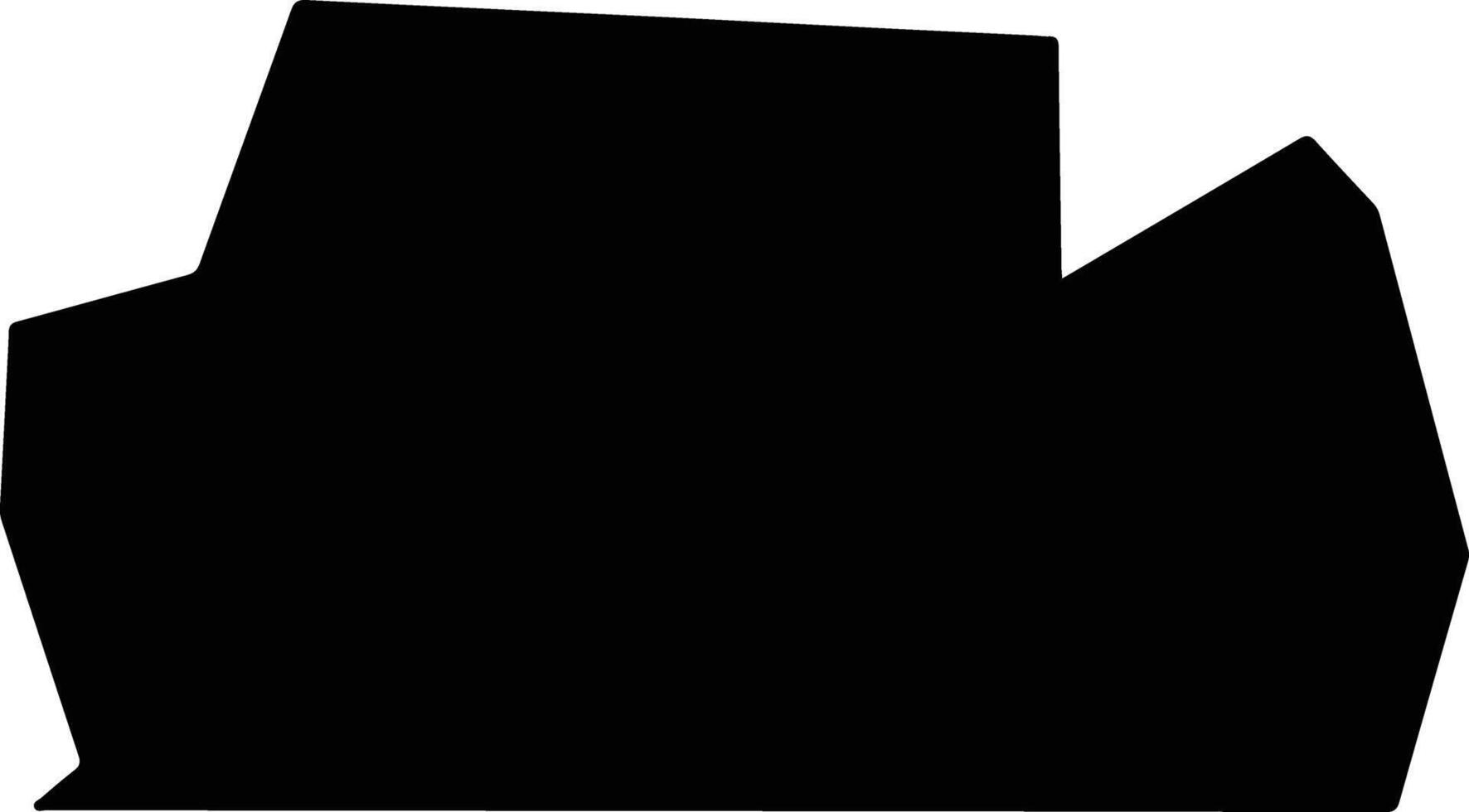 York United States silhouette map vector