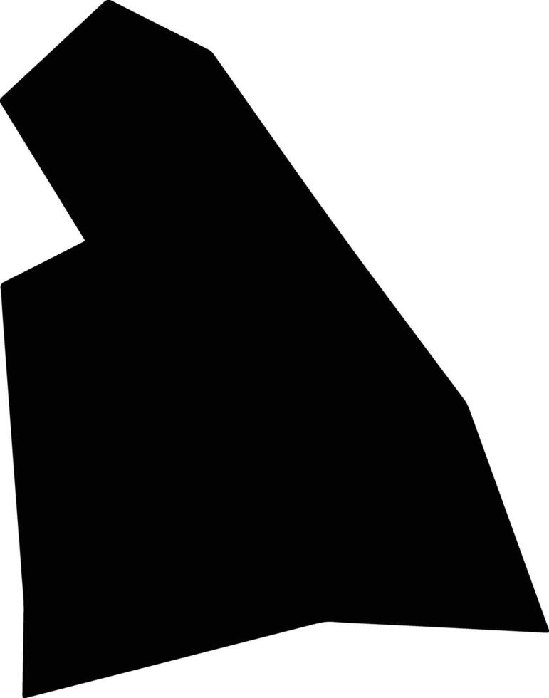 Yoshikawa Japan silhouette map vector