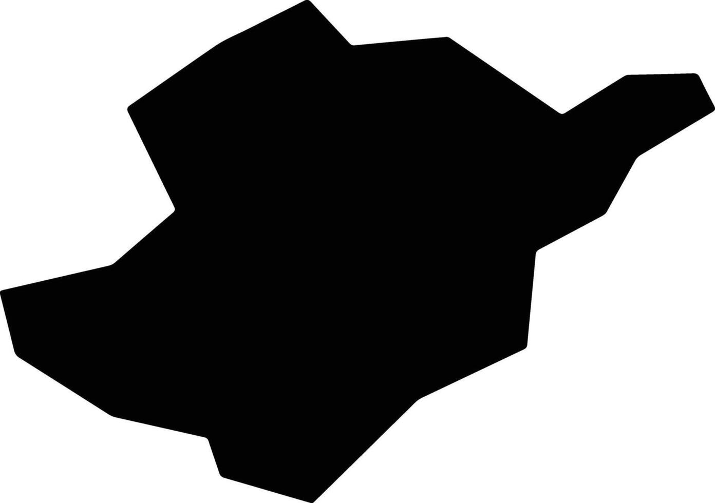 Yoshino Japan silhouette map vector