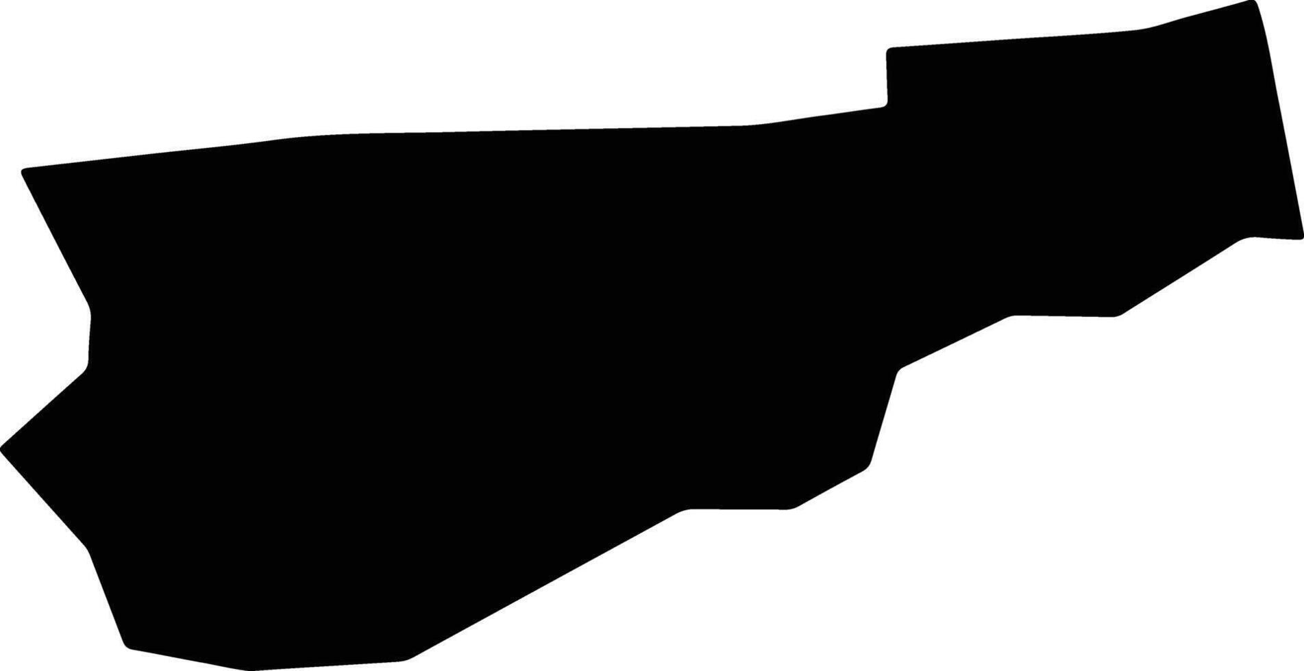 Yoshinogawa Japan silhouette map vector