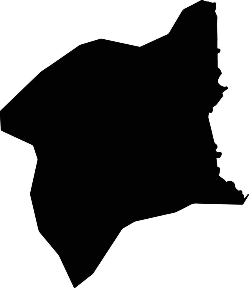 Yoto Togo silhouette map vector