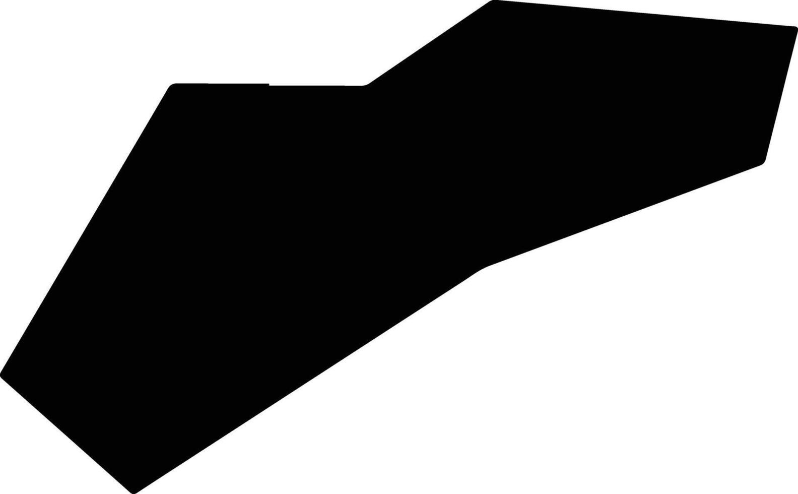 Youyixian China silhouette map vector