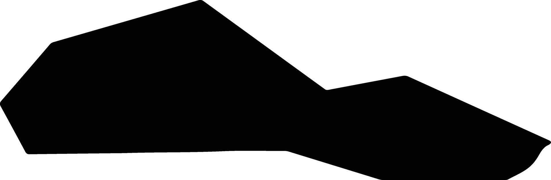 Ystad Sweden silhouette map vector
