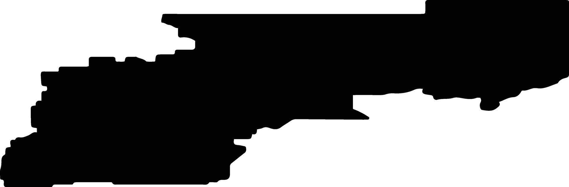 Yukon Koyukuk United States silhouette map vector