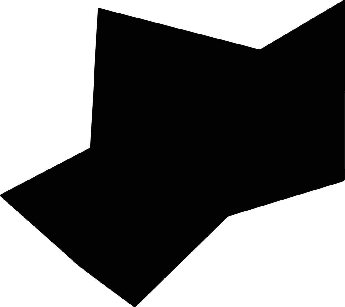 Yunfushi China silhouette map vector