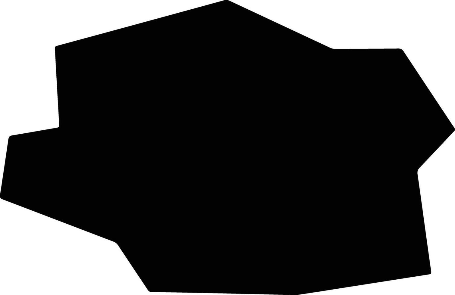Yushushi China silhouette map vector