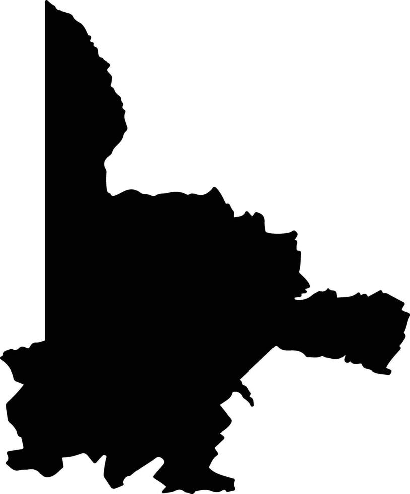 Z F Mgcawu South Africa silhouette map vector
