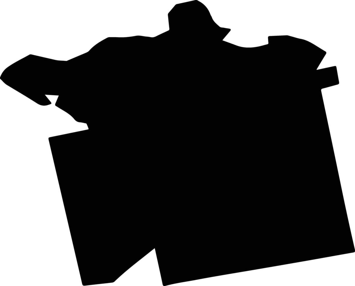 ZADARENI Romania silhouette map vector