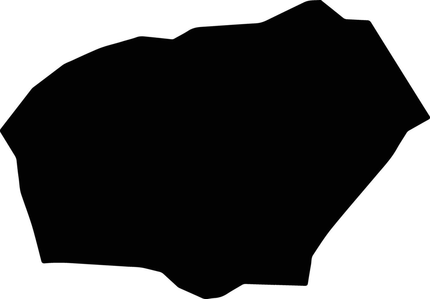Zacualpa Guatemala silhouette map vector