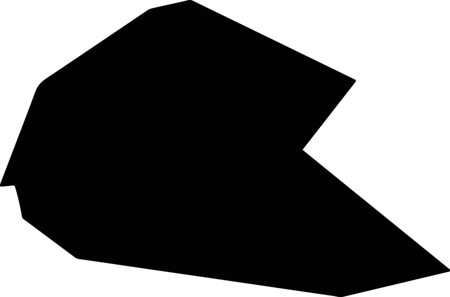 Zakharivka Ukraine silhouette map vector