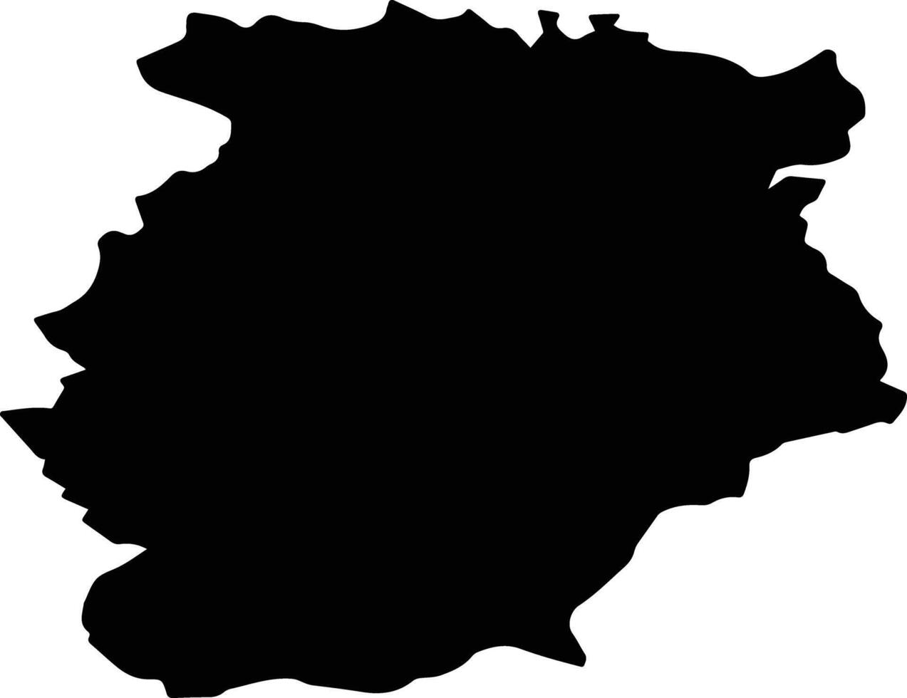 ZALHA Romania silhouette map vector