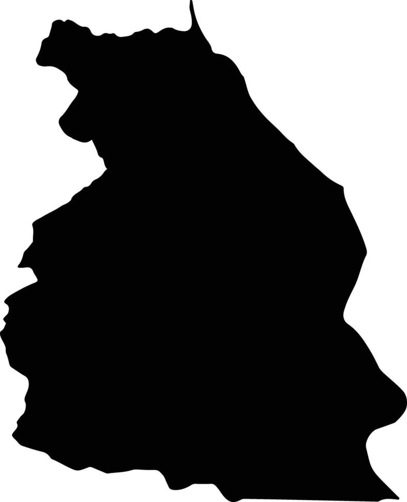 Zambrano Colombia silhouette map vector