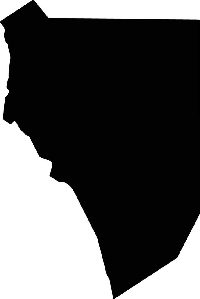 Zapata United States silhouette map vector