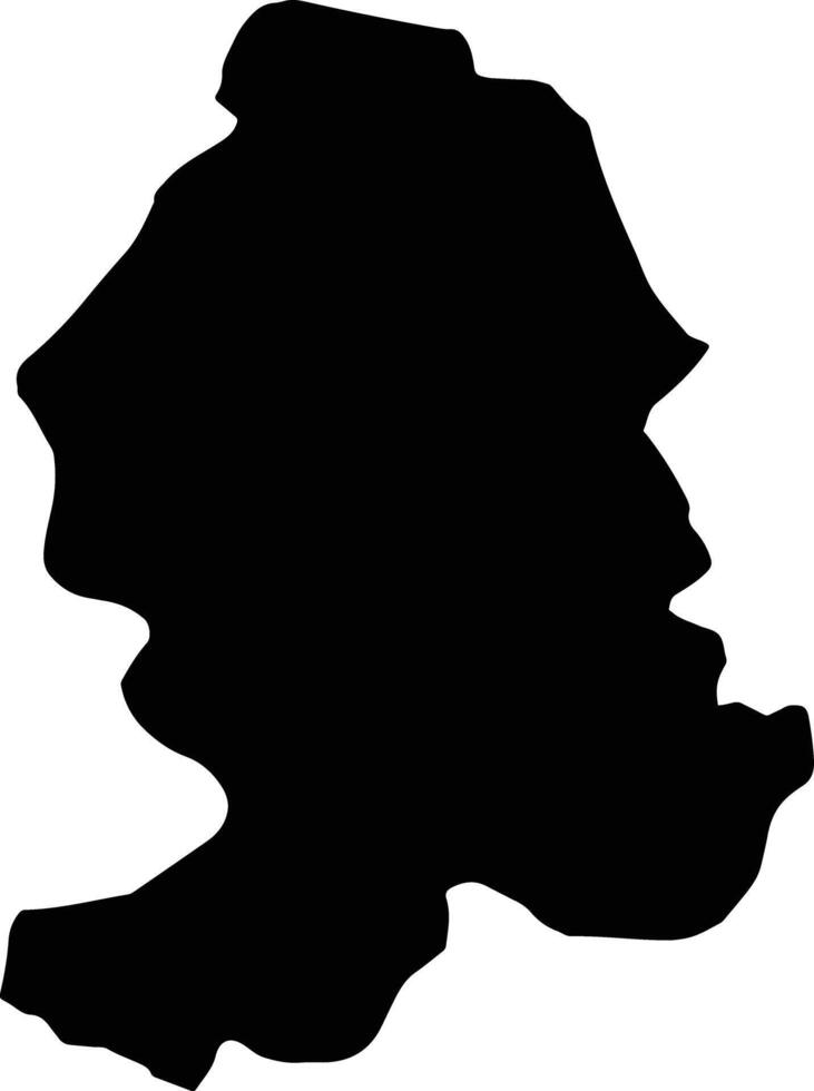 Zara Turkey silhouette map vector