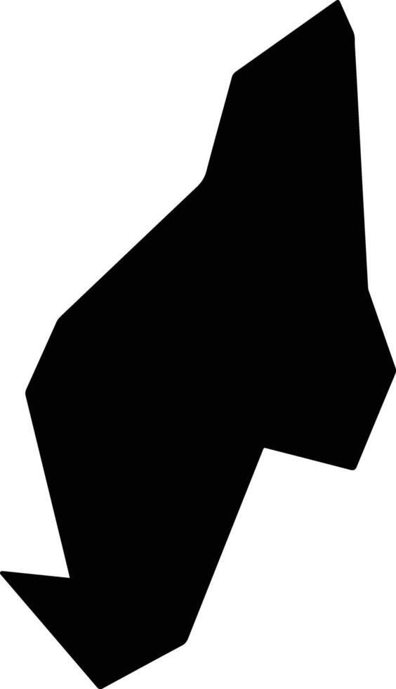 Ze Benin silhouette map vector