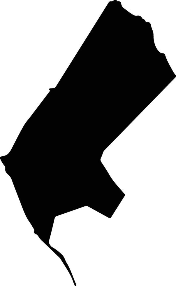 ZEILA Somalia silhouette map vector