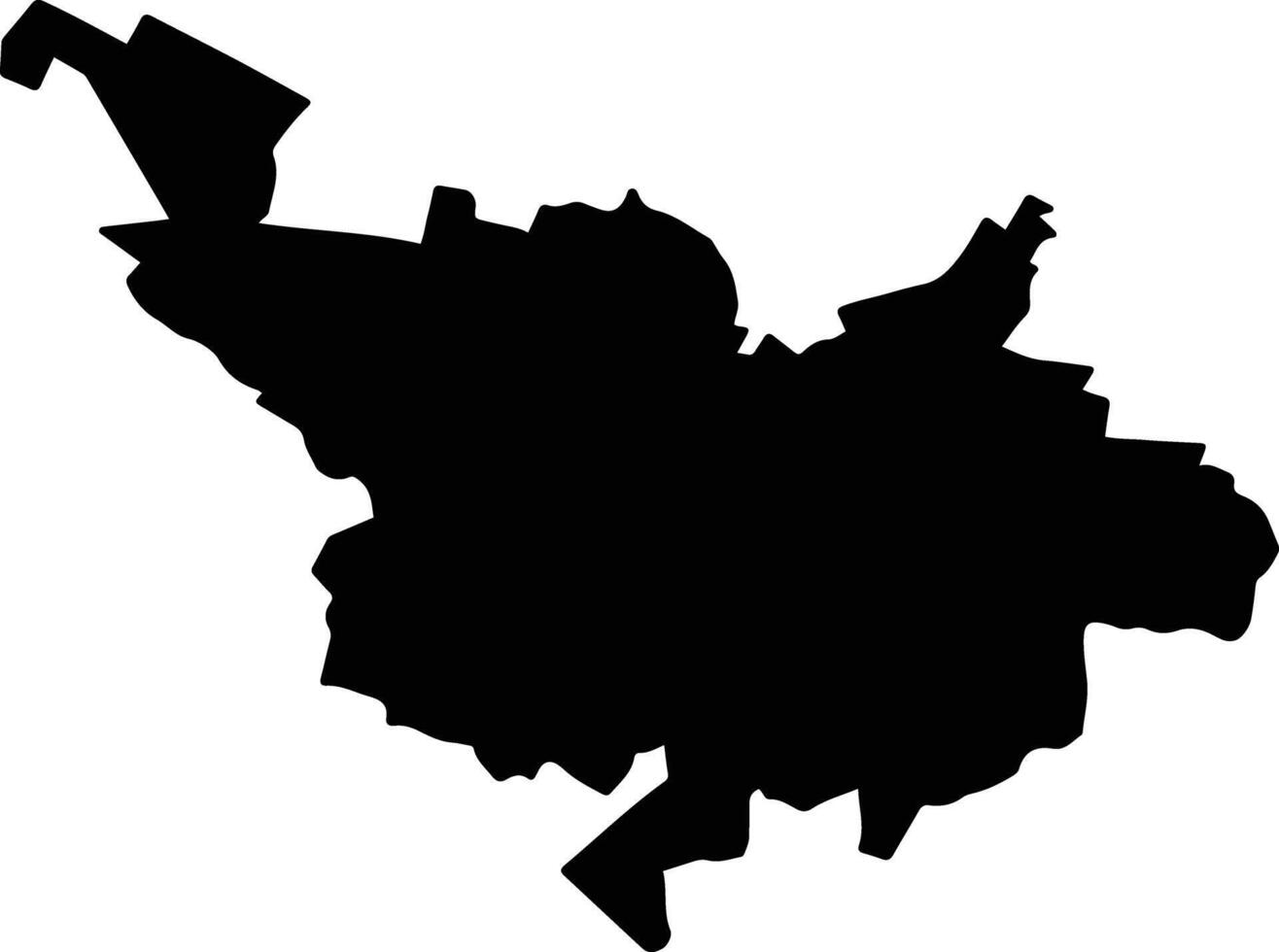 Zempoala Mexico silhouette map vector