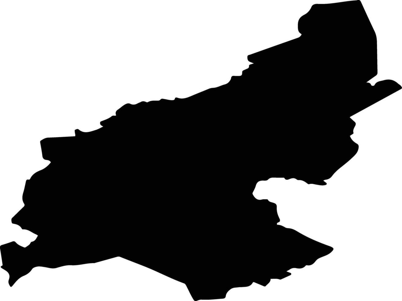 Zentenes pag Latvia silhouette map vector
