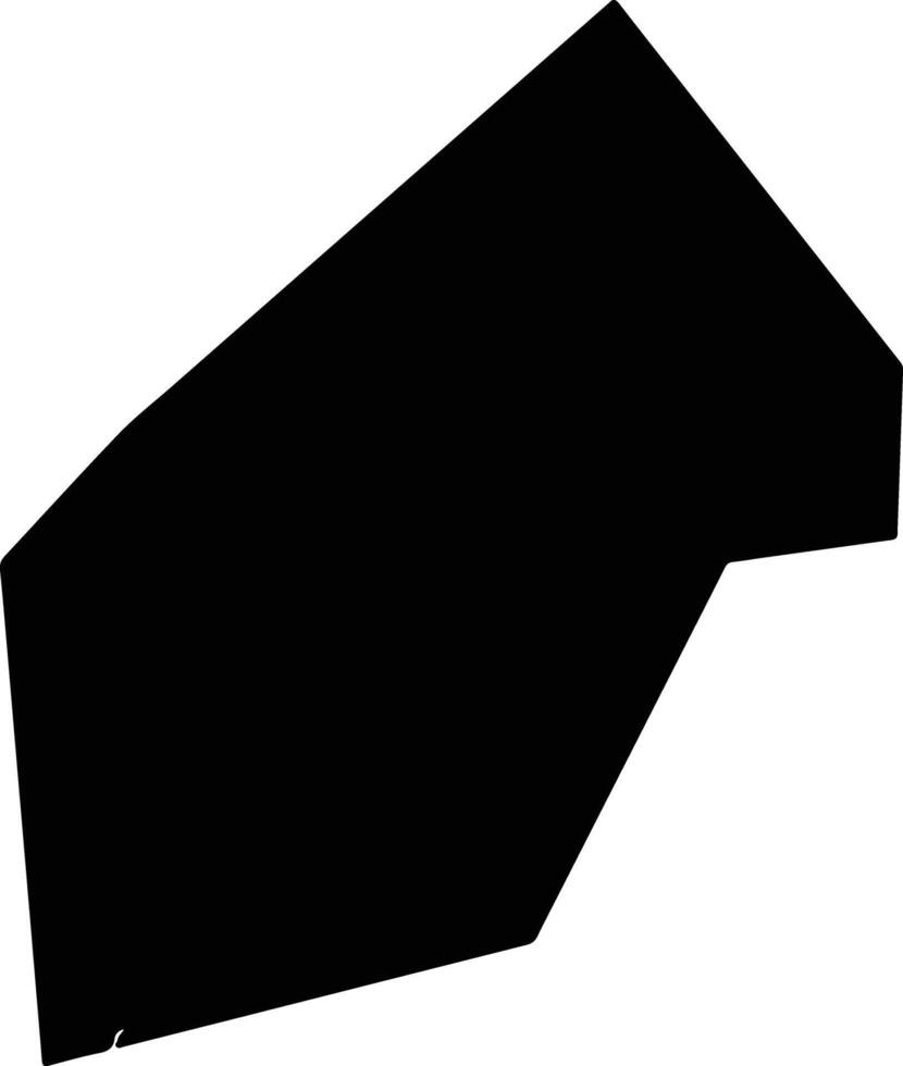 Zengchengshi China silhouette map vector