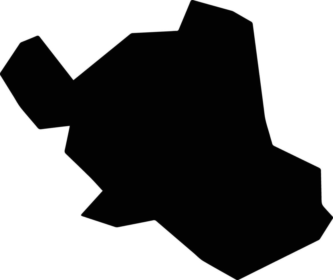 Zhabinka Belarus silhouette map vector