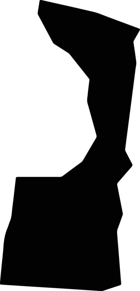 Zhalagashskiy Kazakhstan silhouette map vector