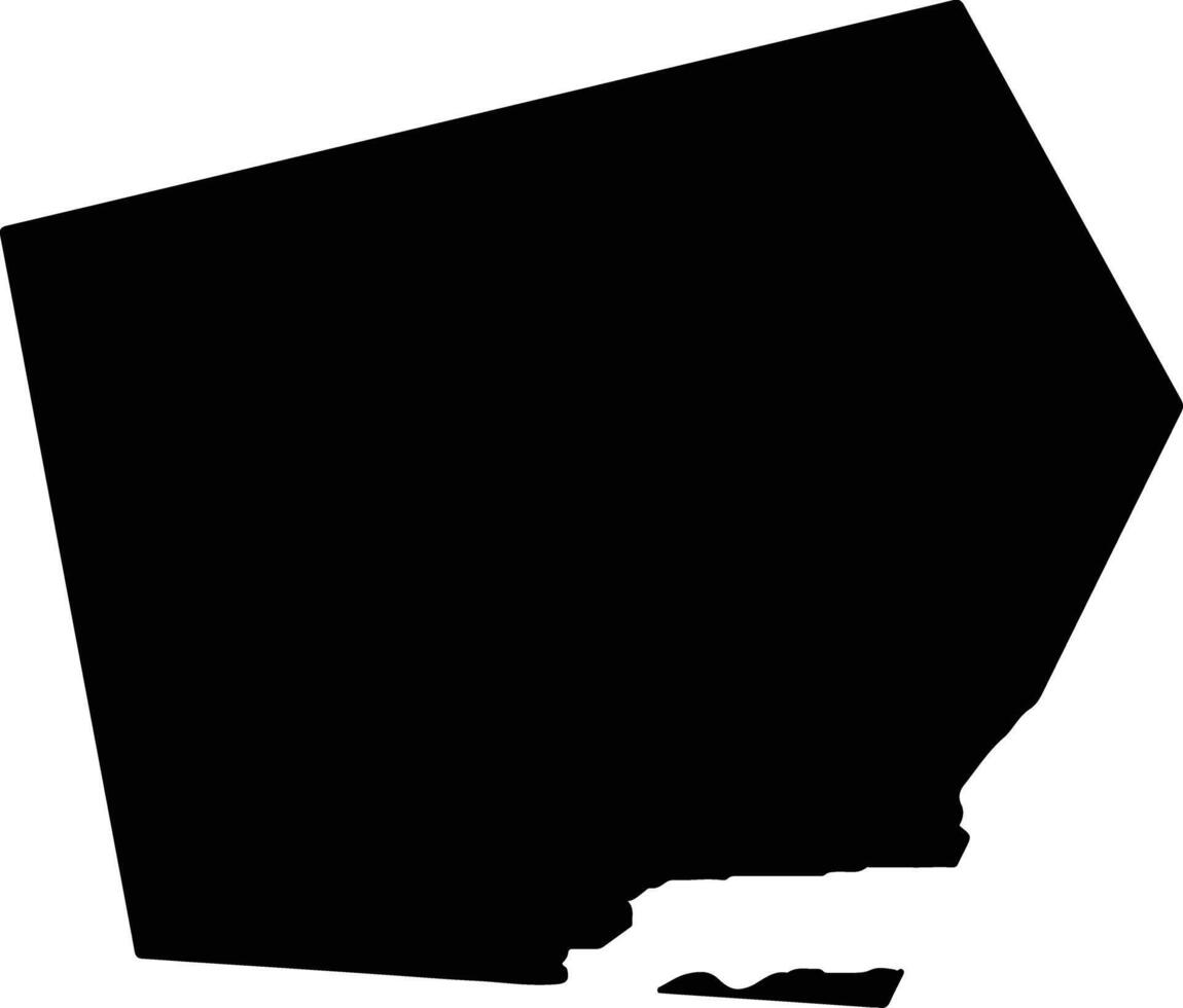 Zhanjianghsi China silhouette map vector
