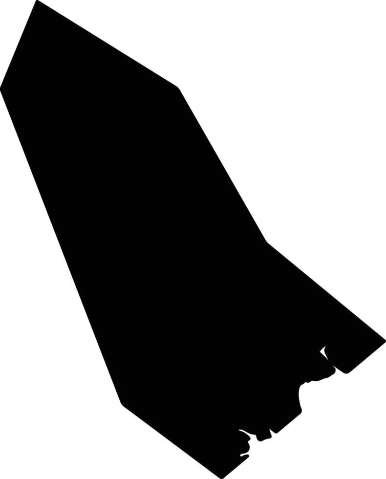Zhaoanxian China silhouette map vector