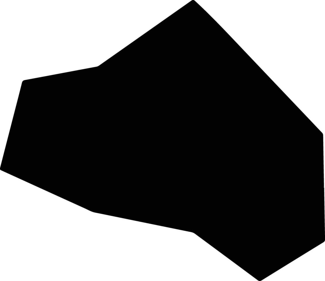Zhaodongxian China silhouette map vector