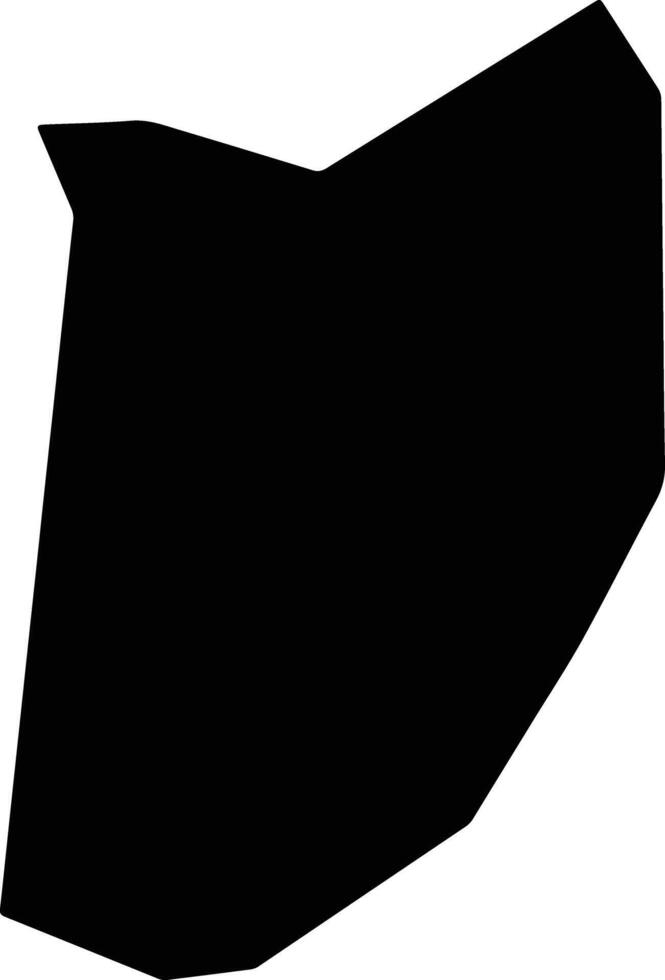 Zhaxiangxian China silhouette map vector