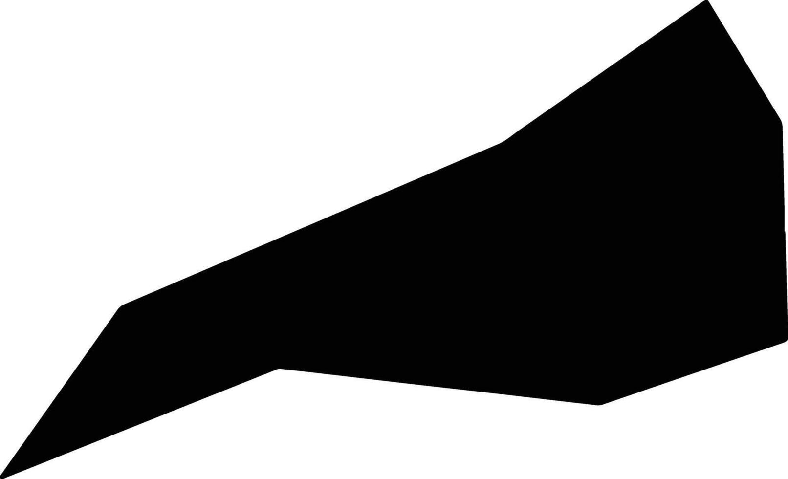 Zhengningxian China silhouette map vector