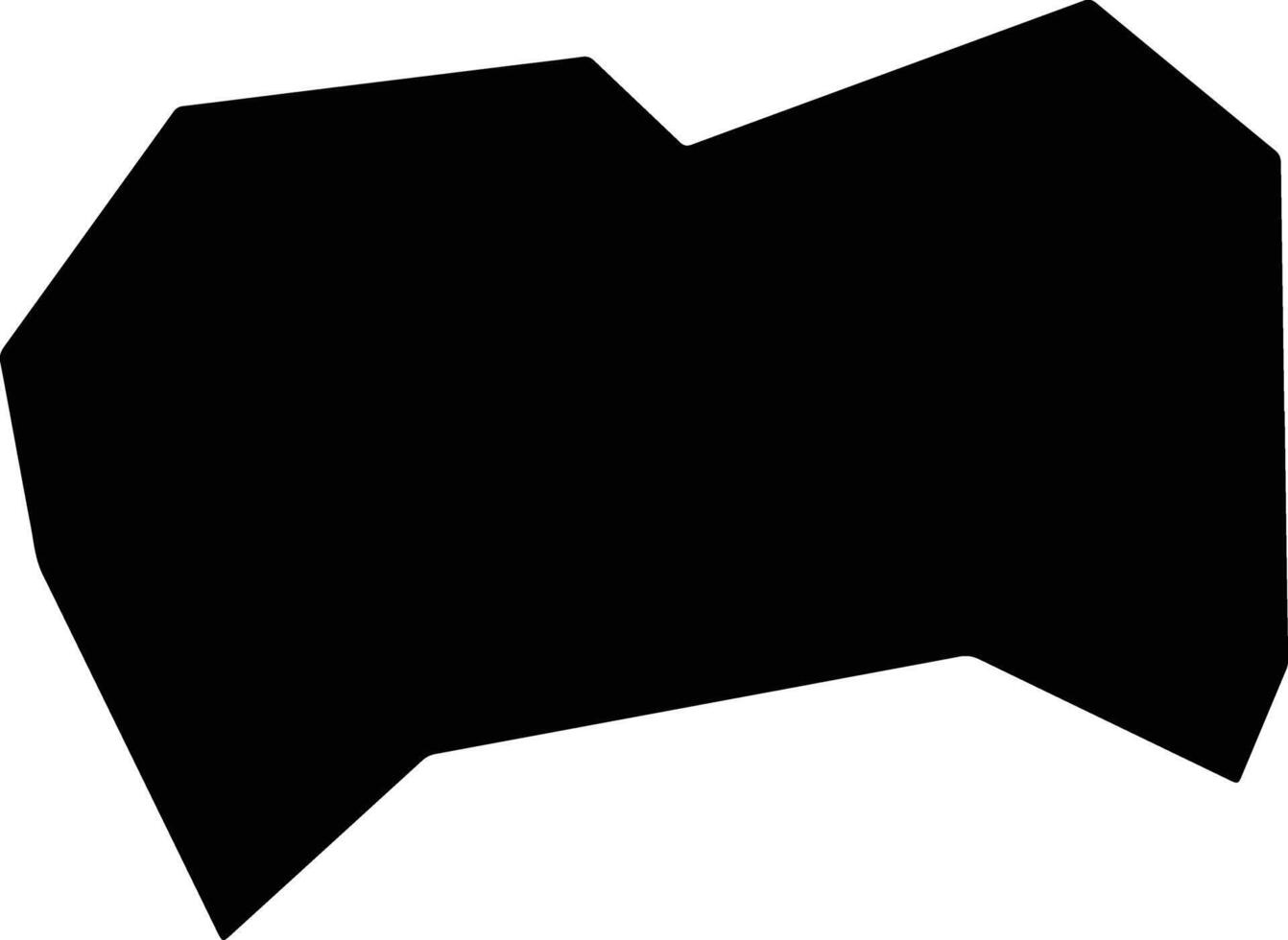 Zhijinxian China silhouette map vector