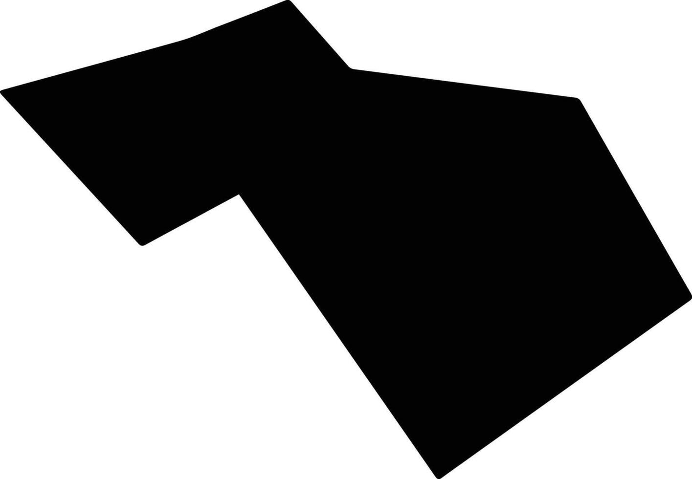 Zhoupingxian China silhouette map vector