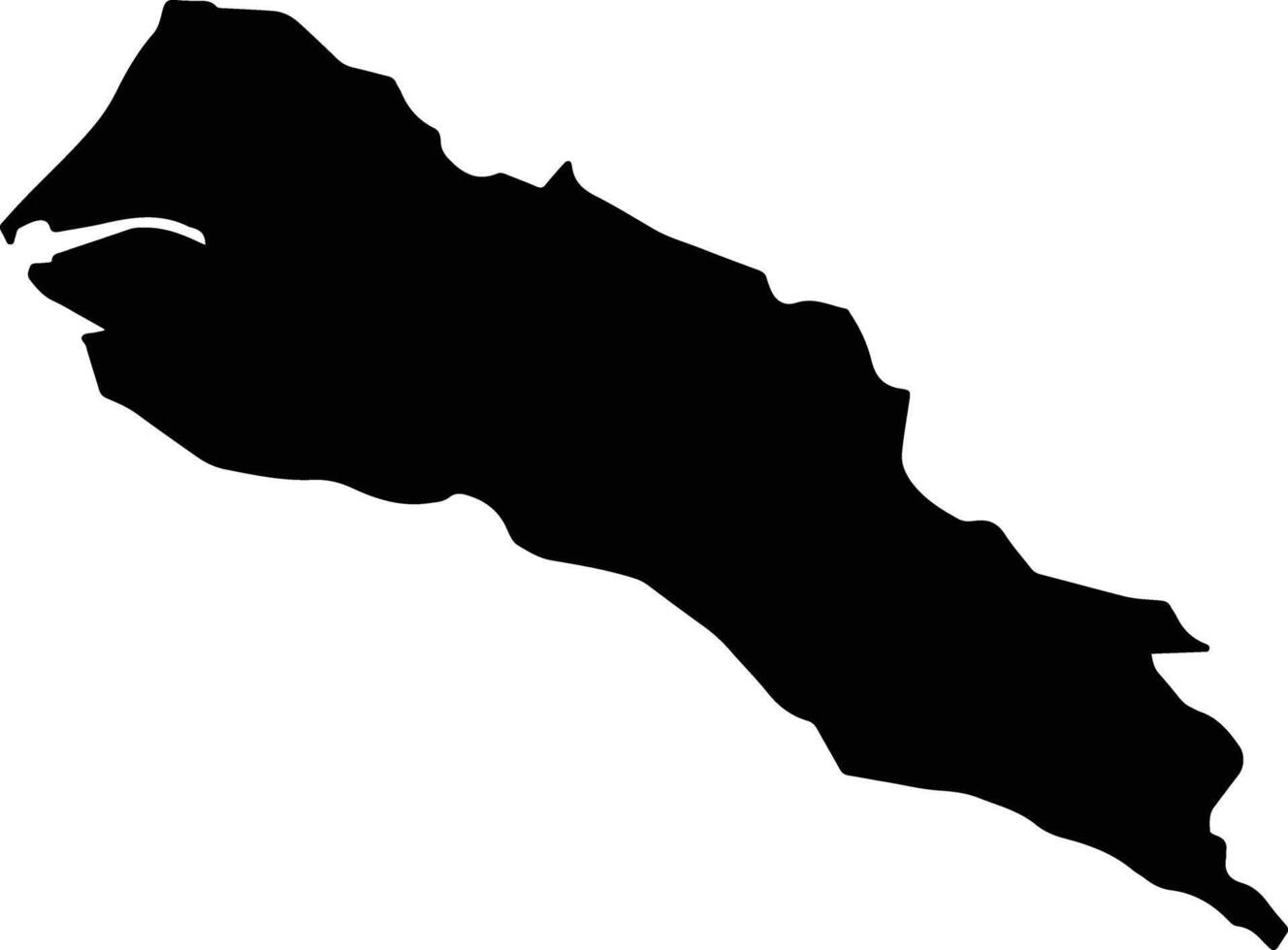 Zhubei City Taiwan silhouette map vector