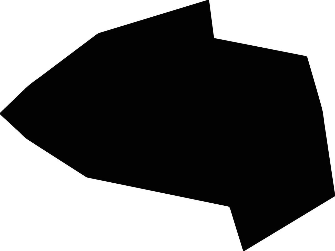 Zhuchengshi China silhouette map vector