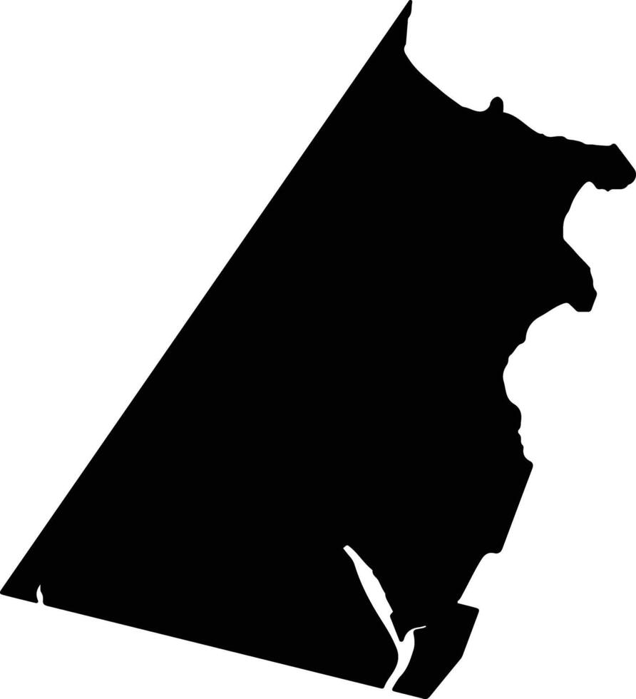 Zhuhaishi China silhouette map vector
