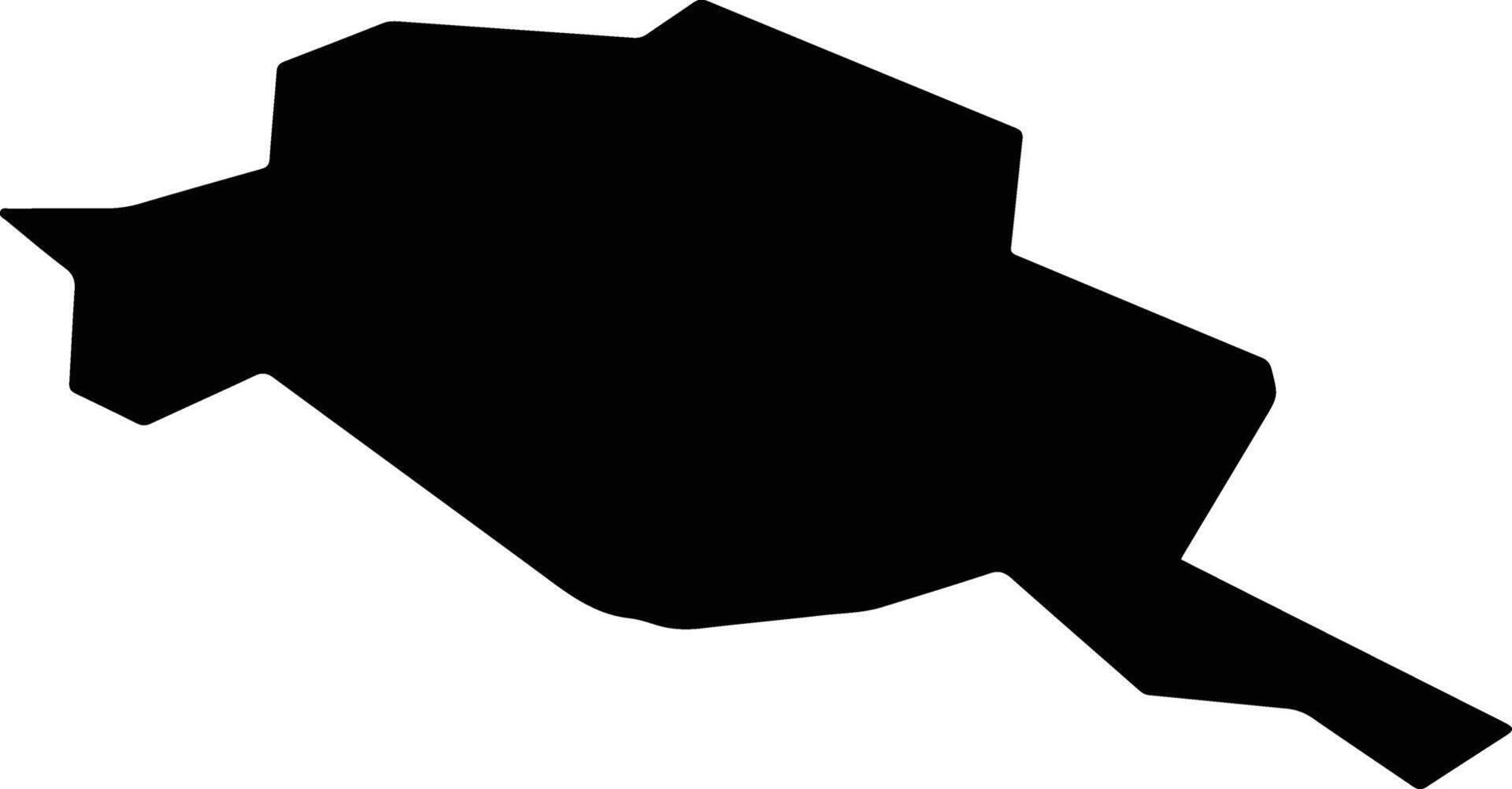 Zhukovsky Russia silhouette map vector