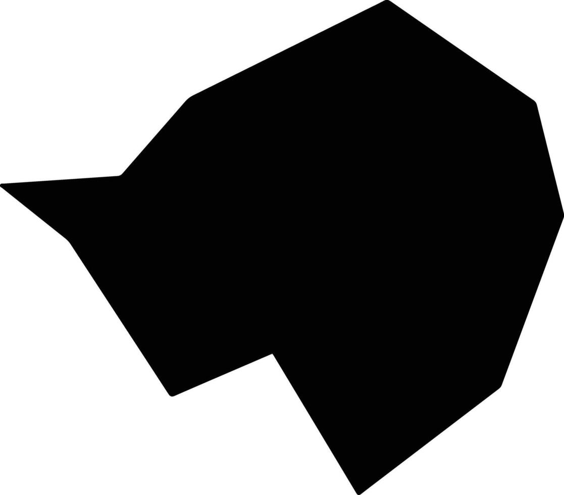 Zhujishi China silhouette map vector
