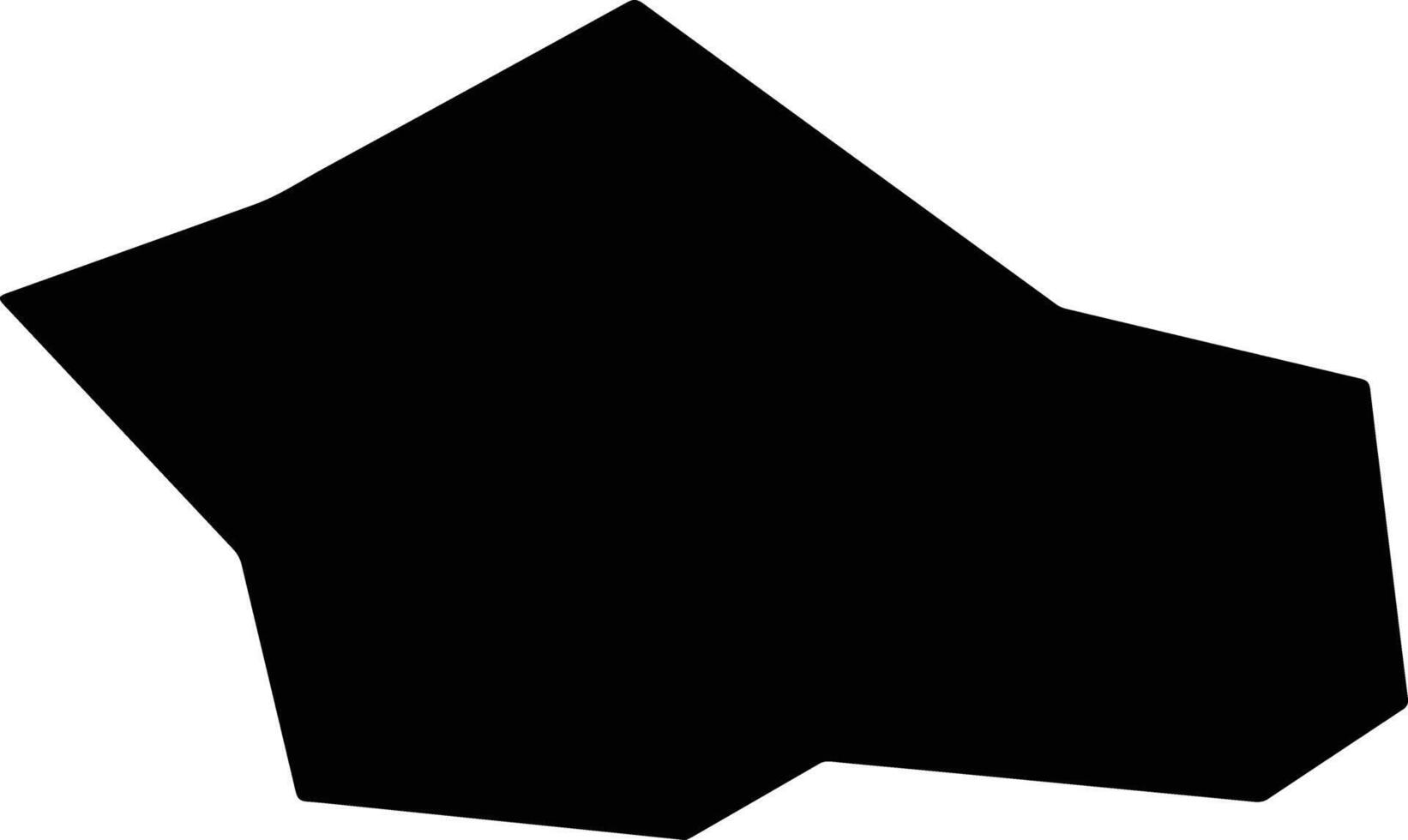 Zichangxian China silhouette map vector