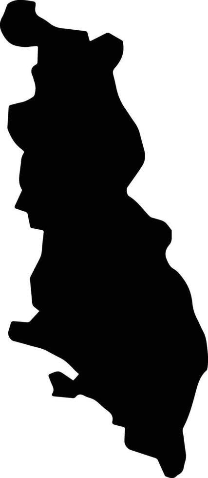 Zifta Egypt silhouette map vector
