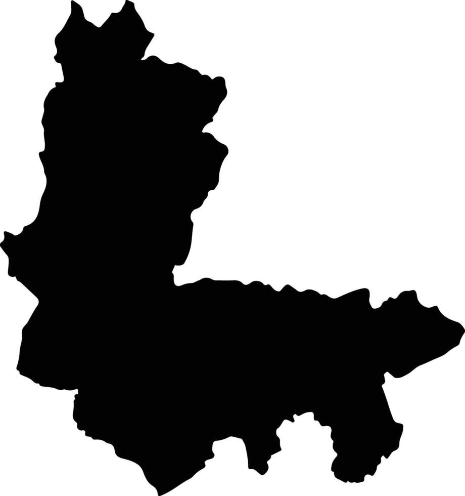 Zipaquira Colombia silhouette map vector