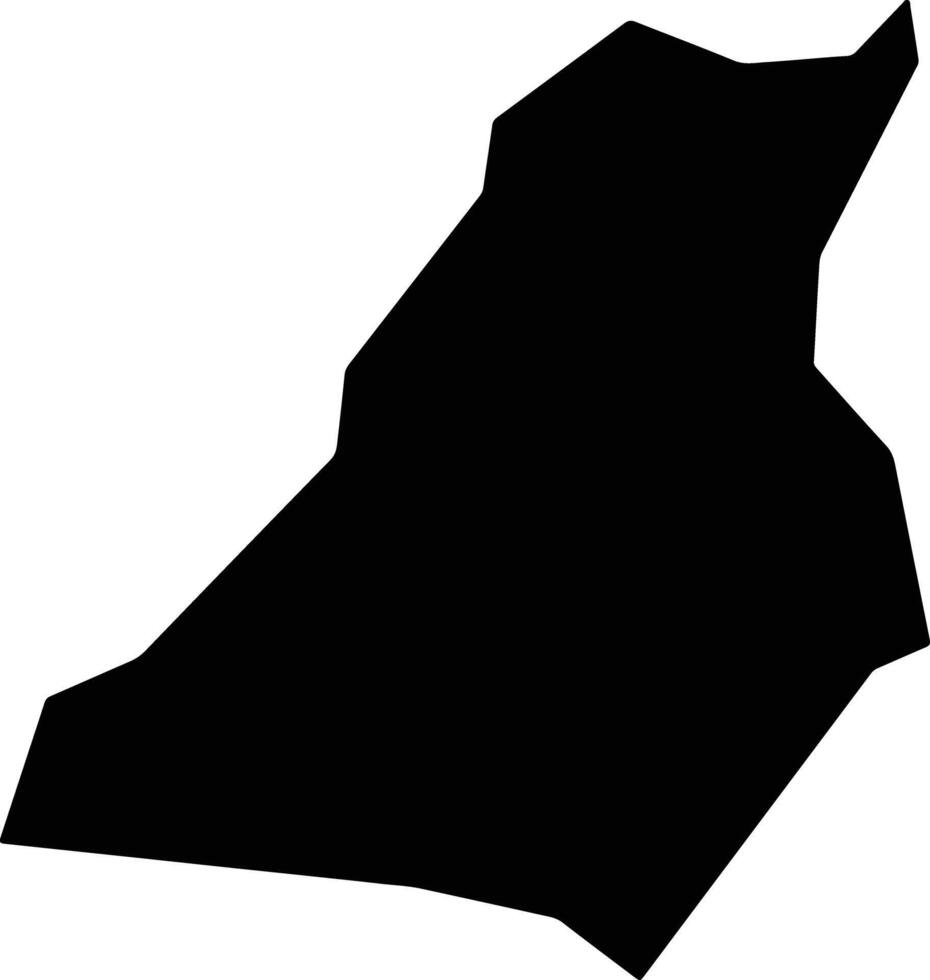 Ziruk Afghanistan silhouette map vector