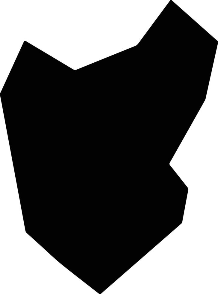 Zixingshi China silhouette map vector