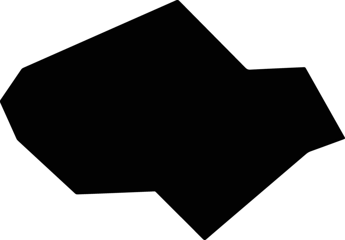 Ziyangshi China silhouette map vector